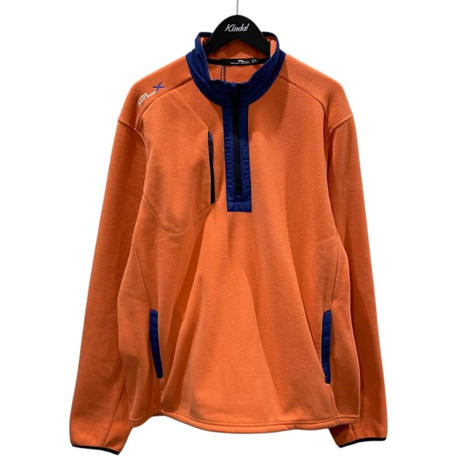 RALPH LAUREN RLX フリース　色:オレンジ RLX アールエルエックスラルフローレン RLX RALPH LAUREN ハーフジップ