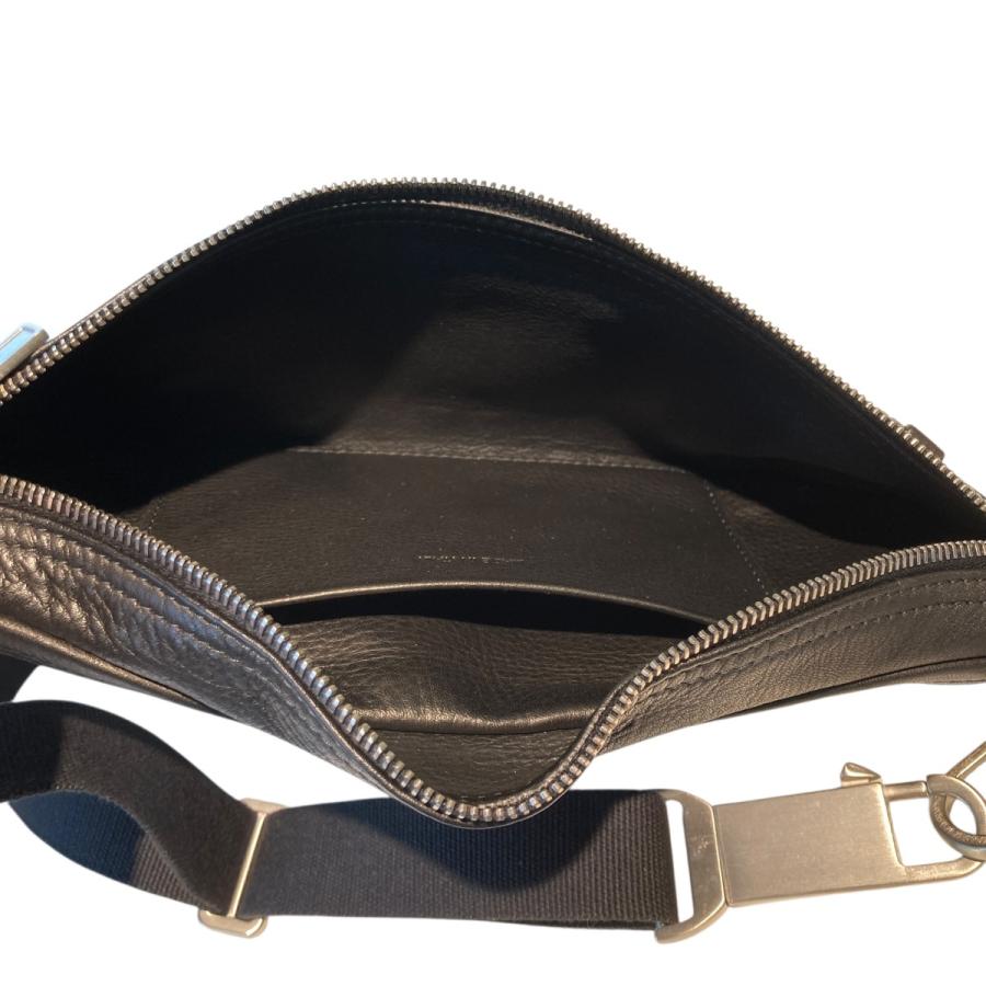 rick owens ボディバッグ ブラック ONE SIZE Rick Owens Black Hollywood Geo Bumbag Pouch Rick Owens