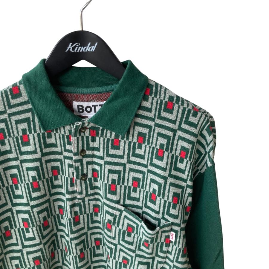 ボット BoTT 21AW Door Jacquard L／S Polo 長袖ポロシャツ 213BOTT08