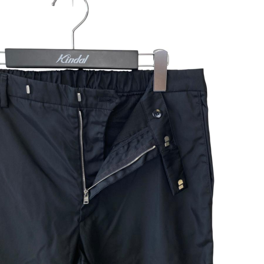 PRADA RE-NYLON PANTS GABARDINE TROUSERS ナイロンパンツ SPH109 ブラック サイズ：48 (EC
