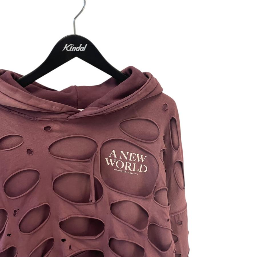 【値下げ】ALEXANDER DIGENOVA A NEW WORLD HOODIE パーカー ボルドー サイズ：3 (EC)の画像
