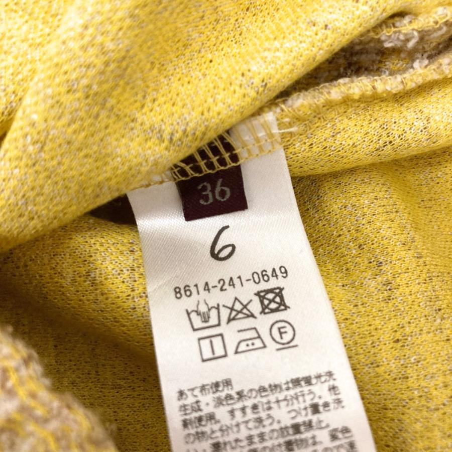 値下げ】6(ROKU) BEAUTY＆YOUTH スウェットパンツ イエロー サイズ：36 