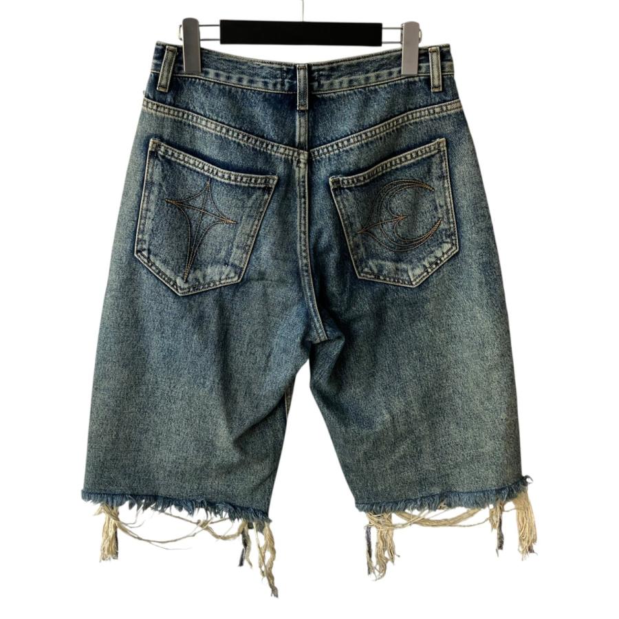 サグクラブ THUG CLUB DOUBLE KNEE DAMAGE SHORTS デニムハーフパンツ
