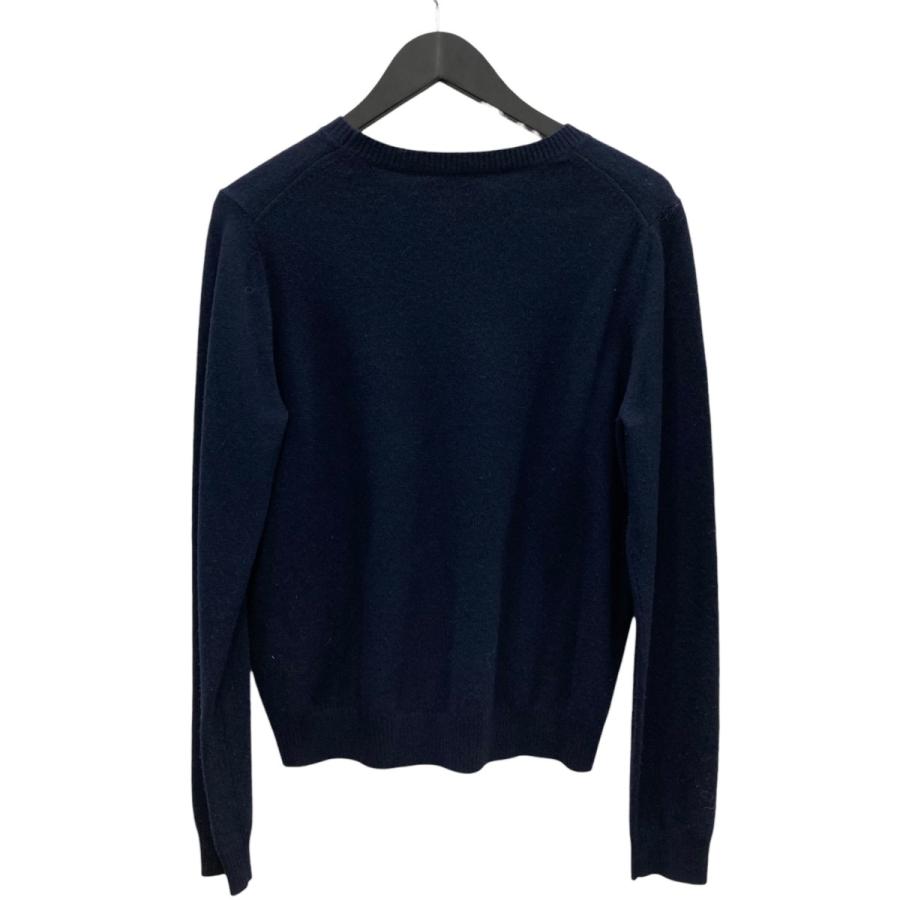 美品　N°21 ネイビー セーター ロゴ　48 N°21 NUMERO VENTUNO ニット 23A-A041-9004 ネイビー サイズ：42