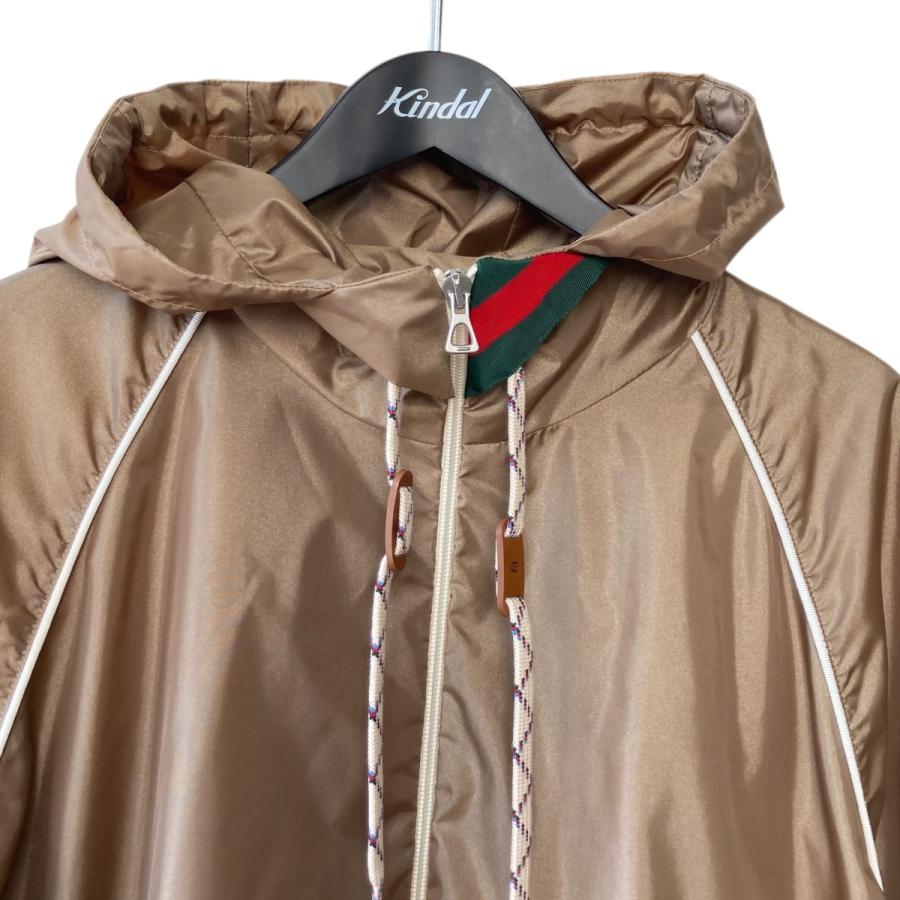 GUCCI（グッチ） ナイロンジャケット 692937 Z8A1Q ベージュ サイズ