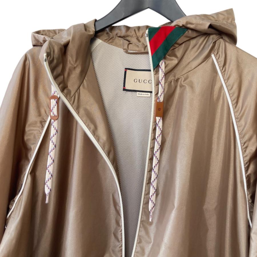 GUCCI（グッチ） ナイロンジャケット 692937 Z8A1Q ベージュ サイズ