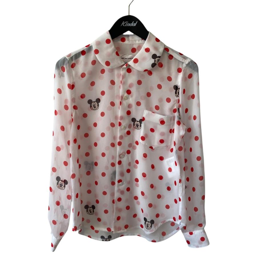 COMME des GARCONS GIRL コムデギャルソンガール ドットシアーシャツ
