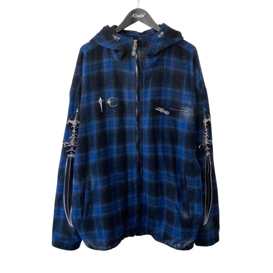 サグクラブ THUG CLUB 24AW Arab Sword Flannel Zip-up チェック