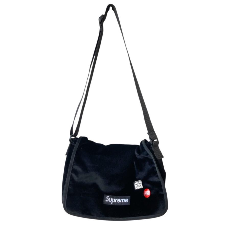バッグ Supreme Velvet Small Messenger Bag Blalk Supreme（シュプリーム） Supreme Velvet Small Messenger Bag Blalk
