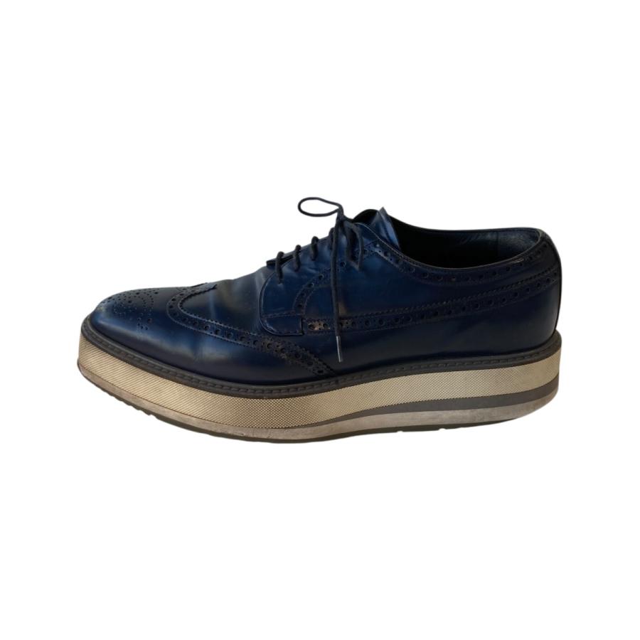 PRADA（プラダ） 【値下げ】PRADA レザーシューズ 2EG015 ネイビー