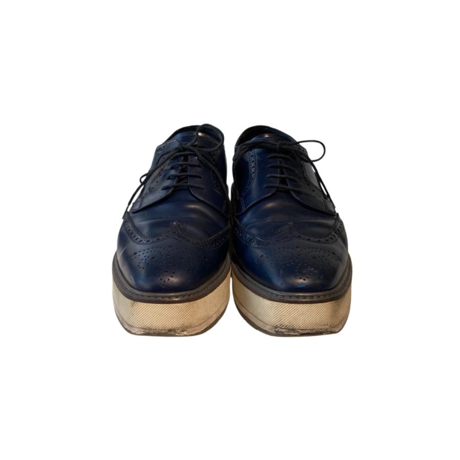 PRADA（プラダ） 【値下げ】PRADA レザーシューズ 2EG015 ネイビー