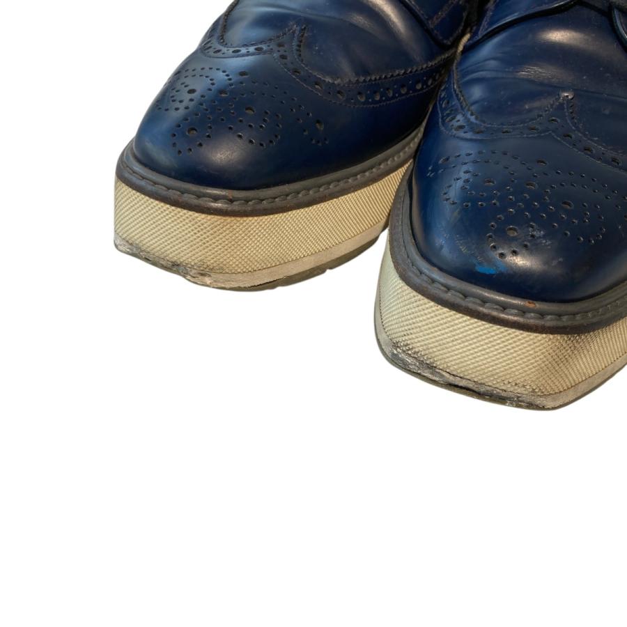 PRADA（プラダ） 【値下げ】PRADA レザーシューズ 2EG015 ネイビー