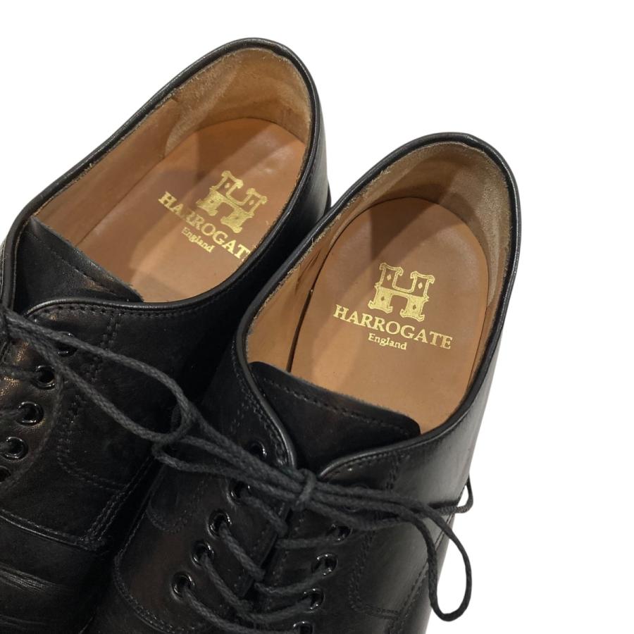 ハロゲイト HARROGATE ARCHWAY レザーシューズ ブラック サイズ：6.5