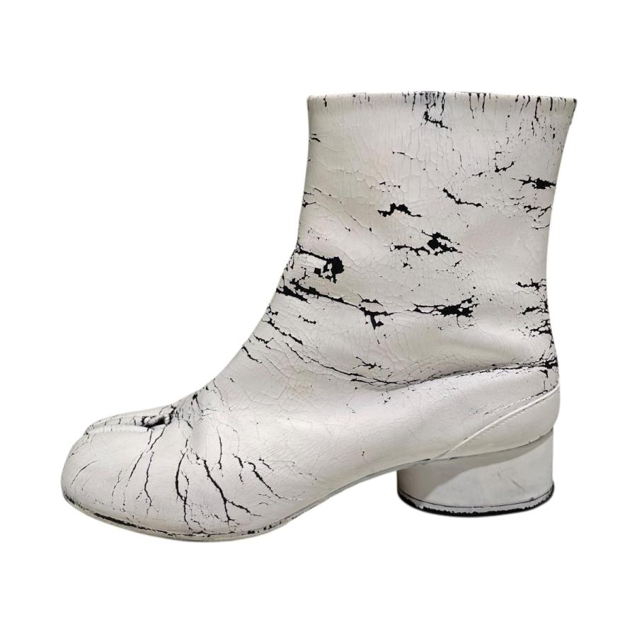 Maison Margiela（メゾンマルジェラ） ペンキ加工 足袋ブーツ ホワイト