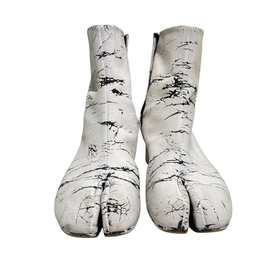 Maison Margiela（メゾンマルジェラ） ペンキ加工 足袋ブーツ ホワイト