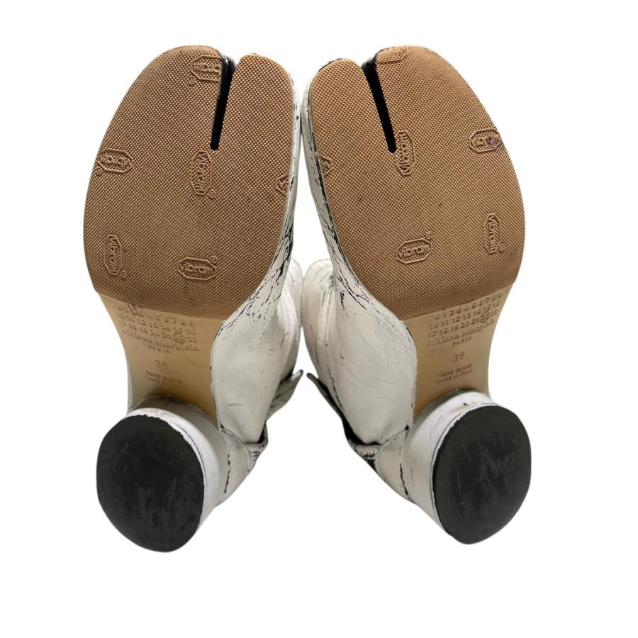 Maison Margiela（メゾンマルジェラ） ペンキ加工 足袋ブーツ ホワイト