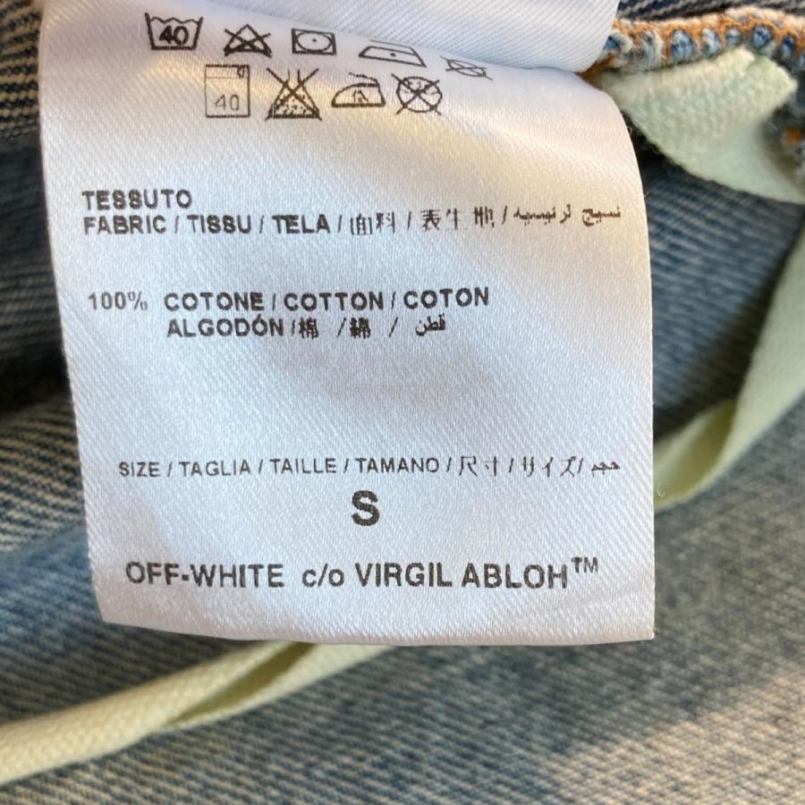 off white（オフホワイト） デニムジャケット インディゴ サイズ：S