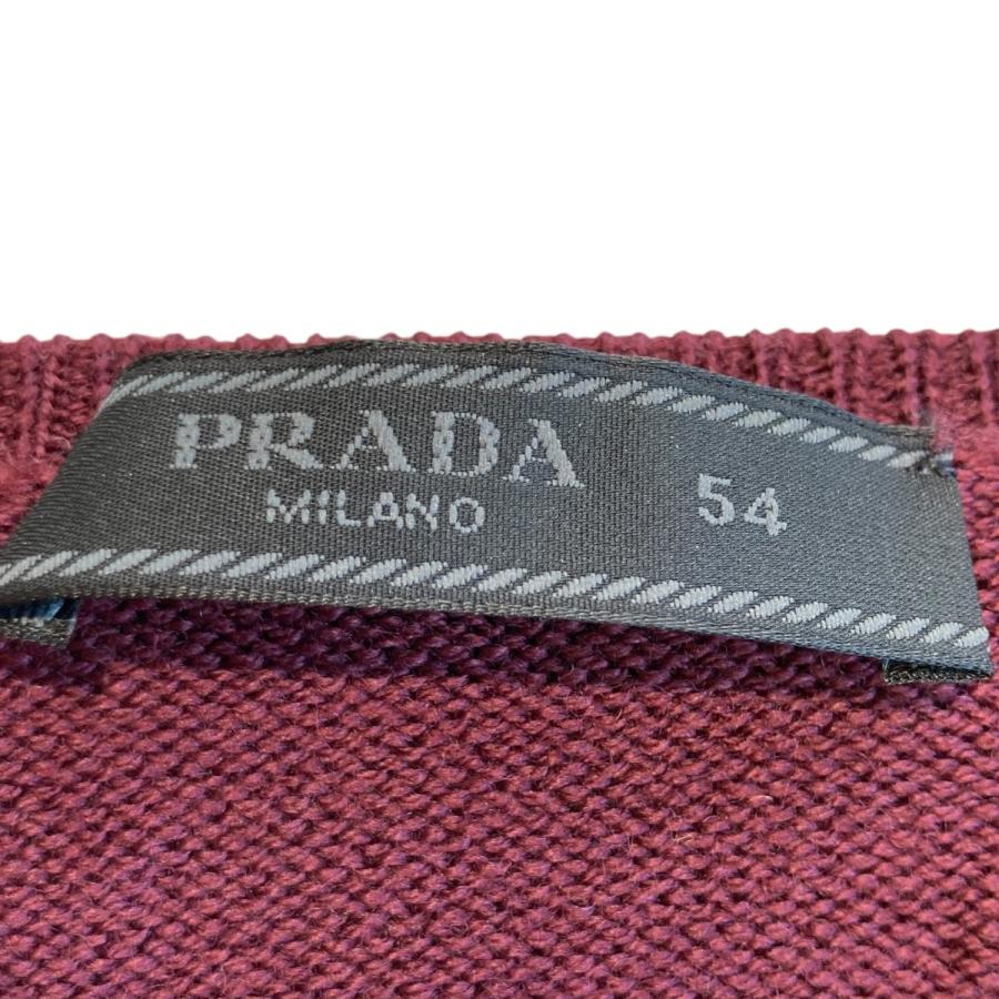 プラダ PRADA ニットセーター UMB967 バーガンディー サイズ：54 