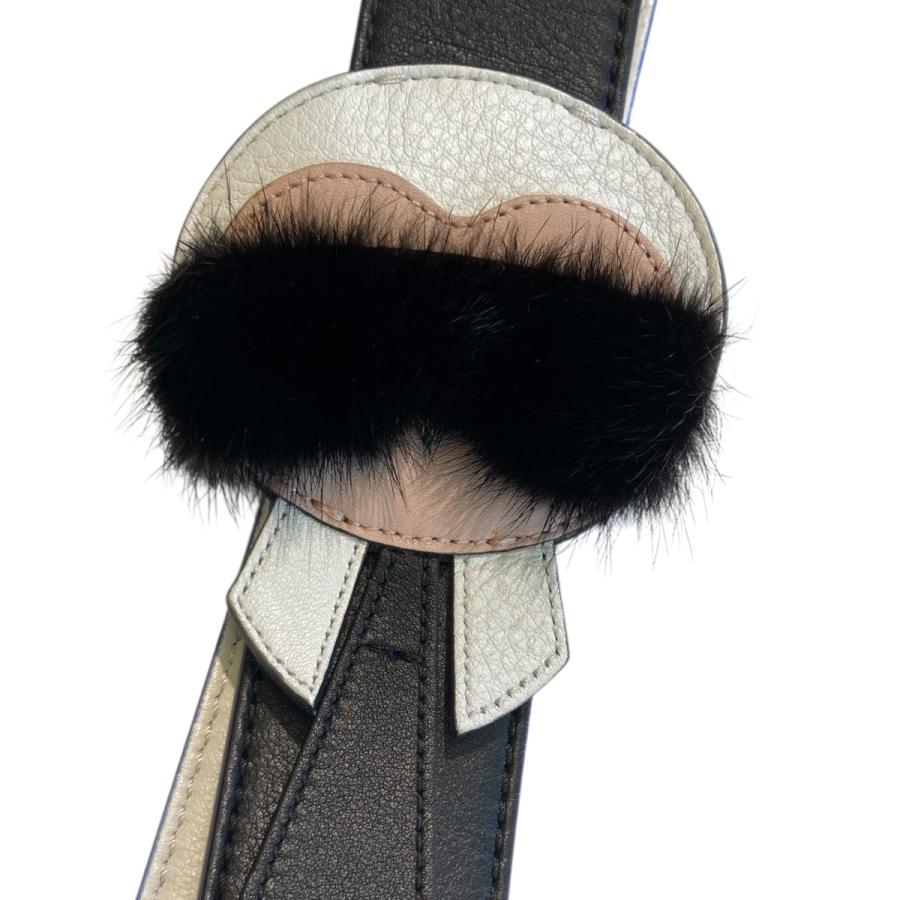 FENDI（フェンディ） ストラップ 8AV077 ブラック : カインドオルYahoo