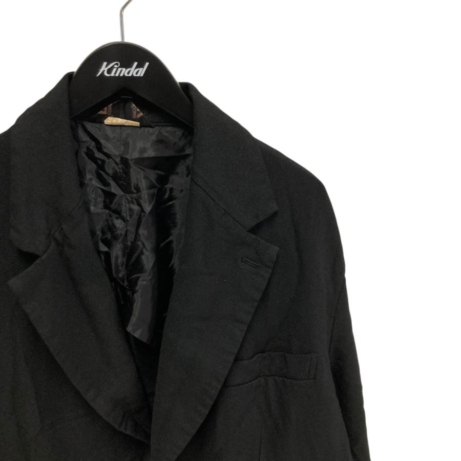 ブラックコムデギャルソン オーバーサイズ パッチポケット ジャケットM BLACK COMME des GARCONS ブラックコムデギャルソン オーバーサイズ 2B