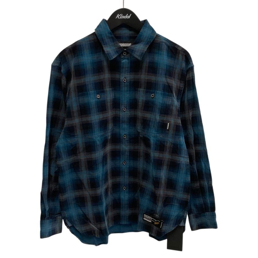 NEIGHBORHOOD ネイビー チェック CPO シャツジャケット 120 NEIGHBORHOOD（ネイバーフッド） 【値下げ】NEIGHBORHOOD 25AW