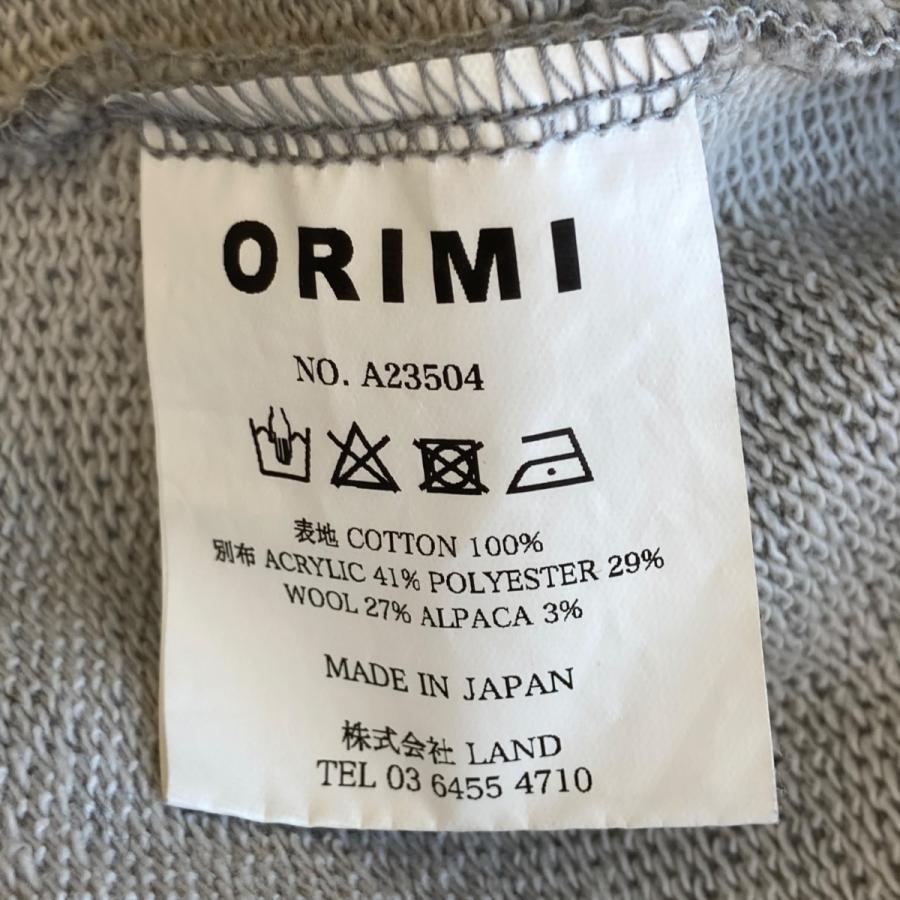 【最終値下げ】ORIMI 24aw パーカー 値下げ】ORIMI 23AW CHILDHOOD MELT HOODIE パーカー A23504 グレー