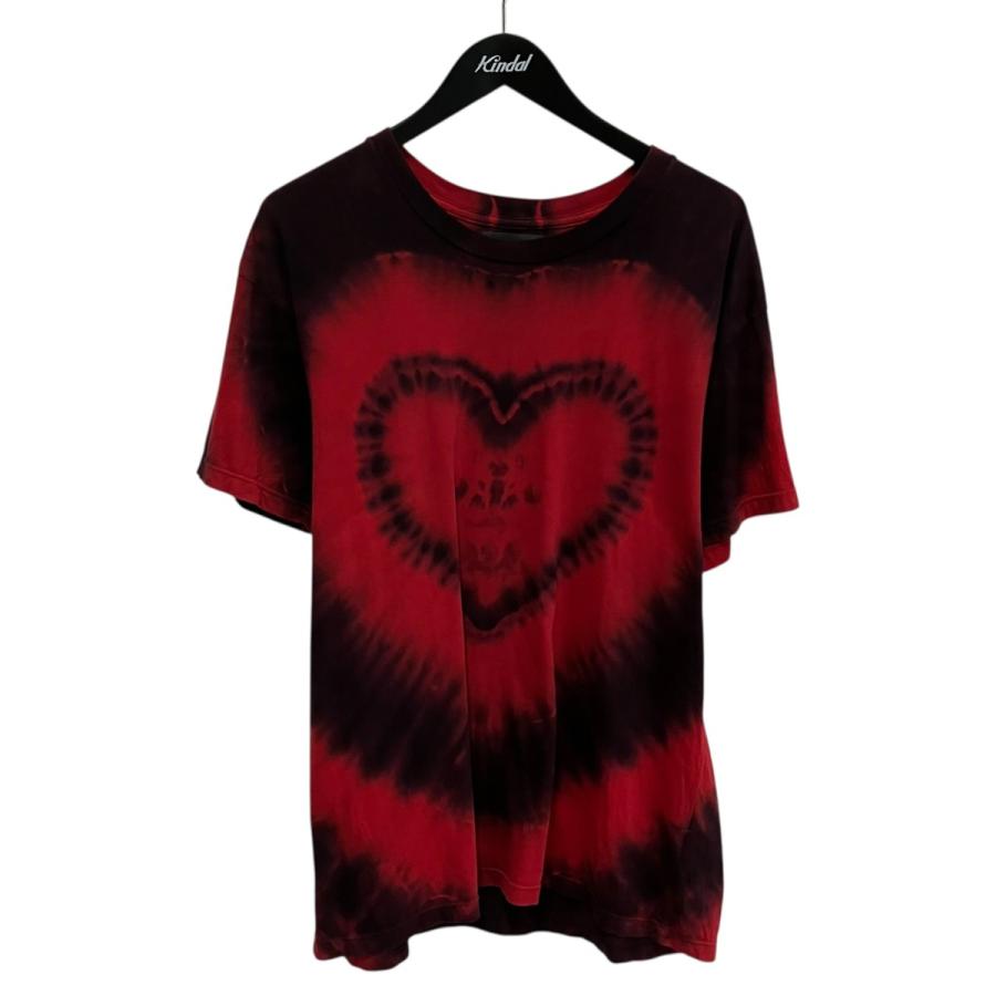 最終値下げ！ AMIRI アミリ Tシャツ Sサイズ AMIRI（アミリ） 【値下げ】AMIRI ハート Tシャツ レッド×ブラック