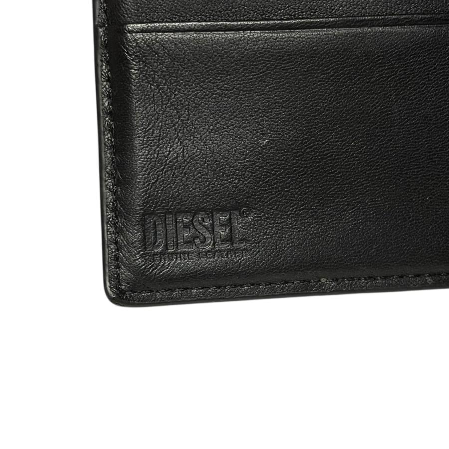 DIESEL（ディーゼル） 二つ折り財布 ブラック : カインドオルYahoo!店
