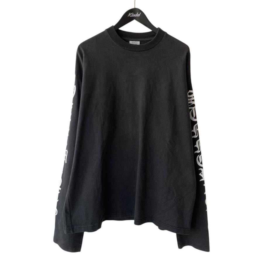 ヴェトモン VETEMENTS 16SS Arm Print L S Tee 長袖Tシャツ SS16TP14