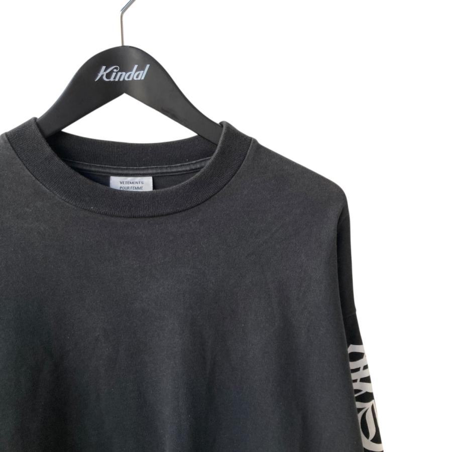 ヴェトモン VETEMENTS 16SS Arm Print L S Tee 長袖Tシャツ SS16TP14