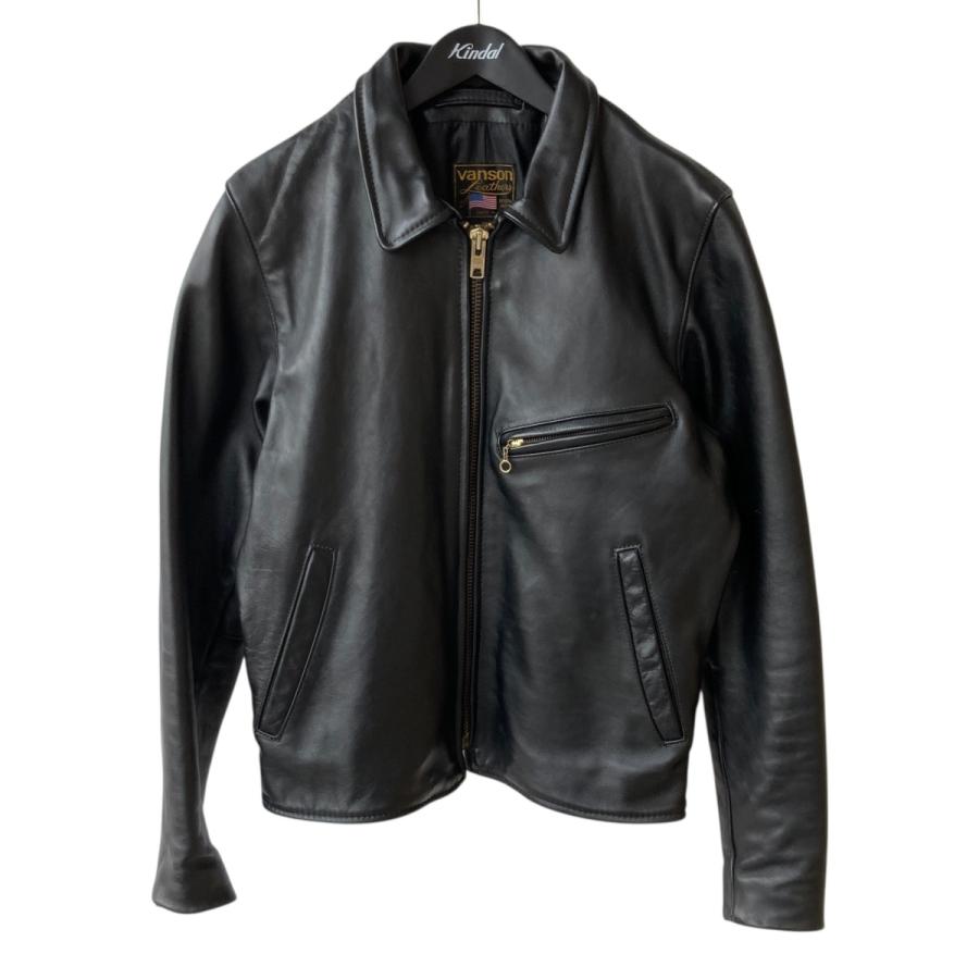 バンソン VANSON レザージャケット（サイズ38） VANSON（バンソン） レザージャケット ブラック サイズ：38