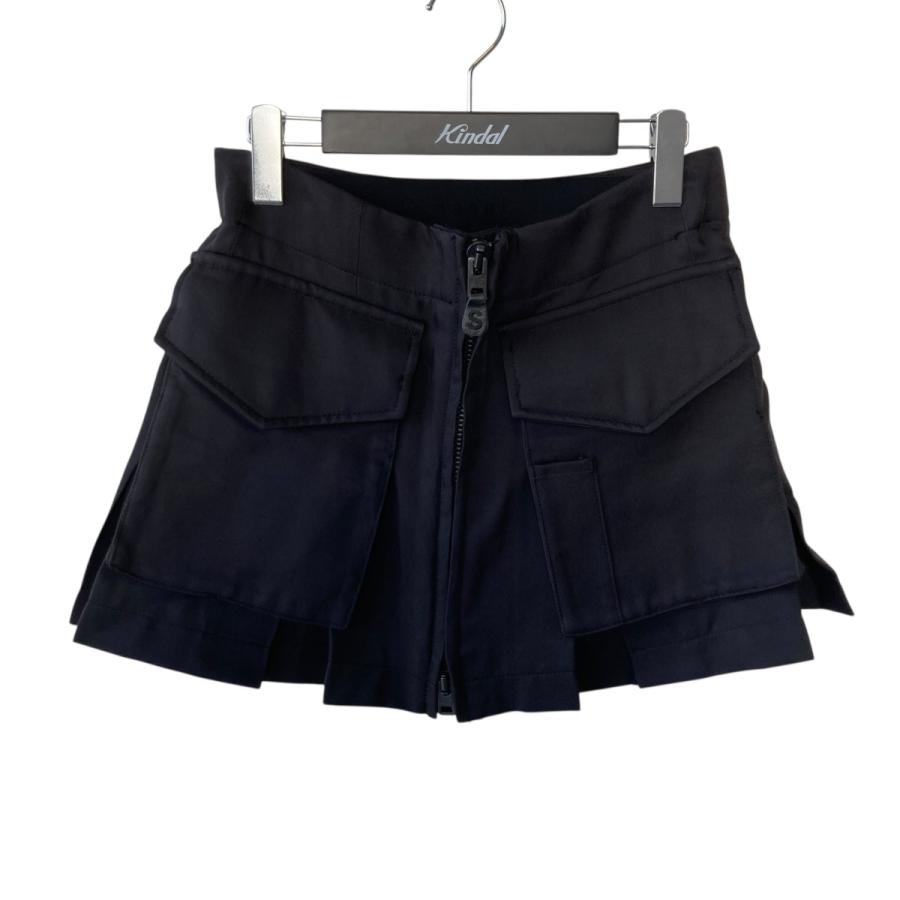 sacai（サカイ） sacai Cargo Pocket Double Zip Pleats Skirt SPIEWAK