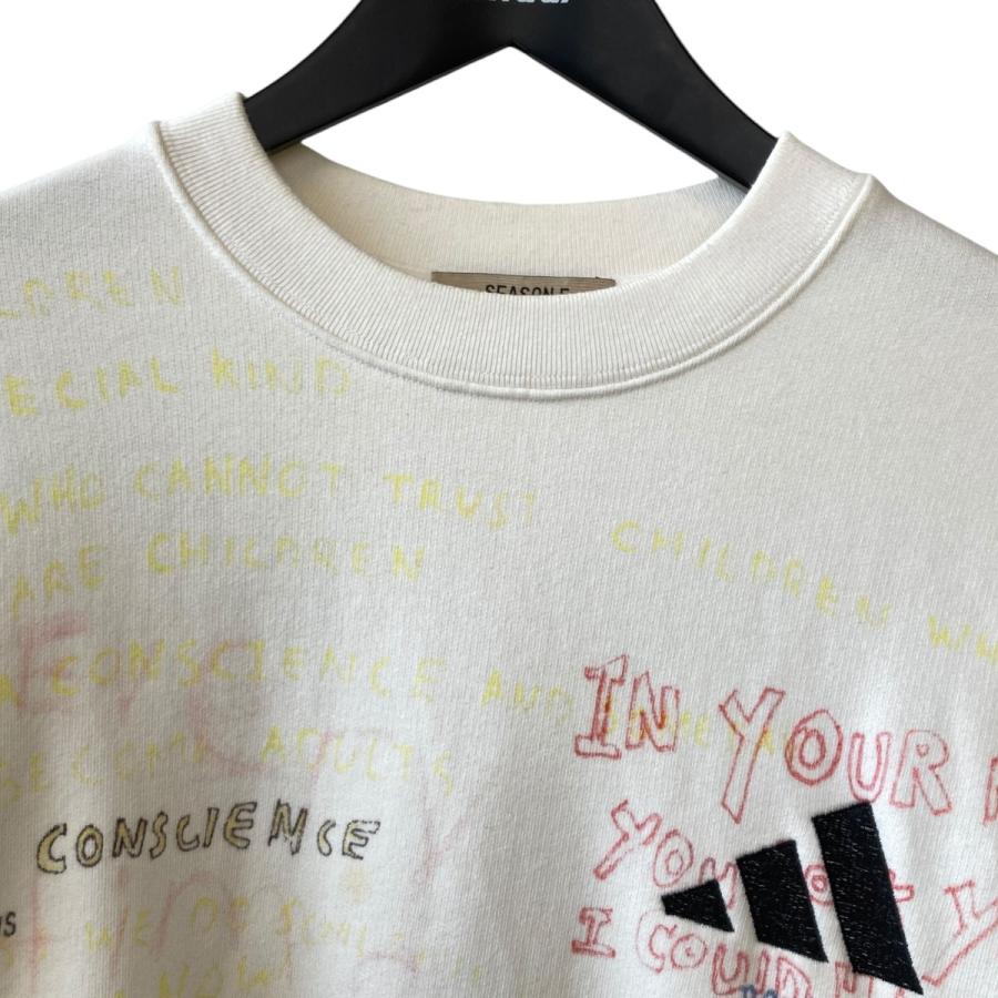 Yeezy 【値下げ】YEEZY SEASON 5 落書きプリント スウェットトレーナー 