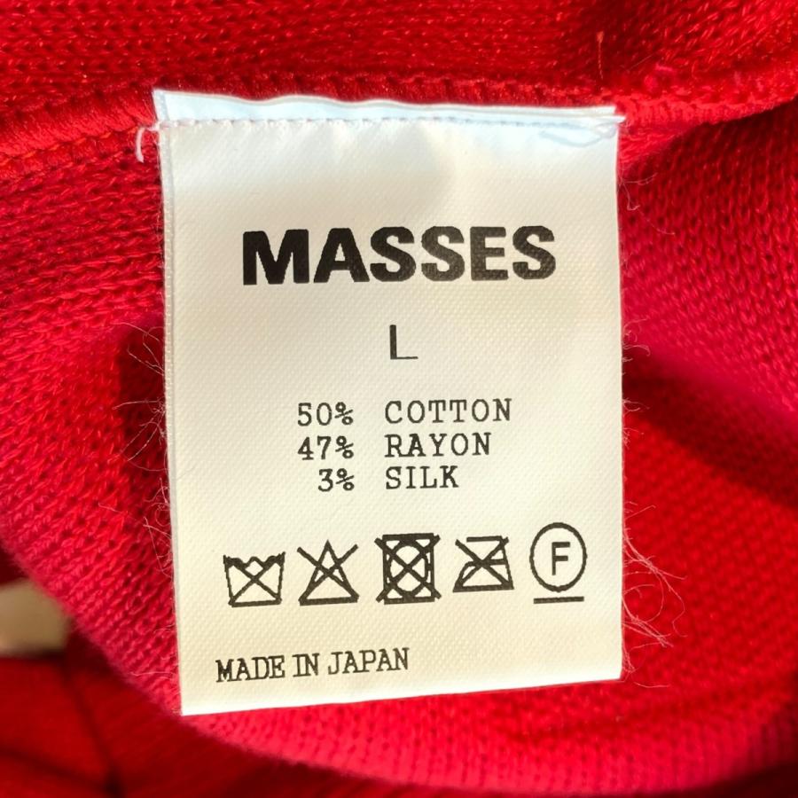 MASSES 【値下げ】MASSES ニットセーター レッド サイズ：L (心斎橋