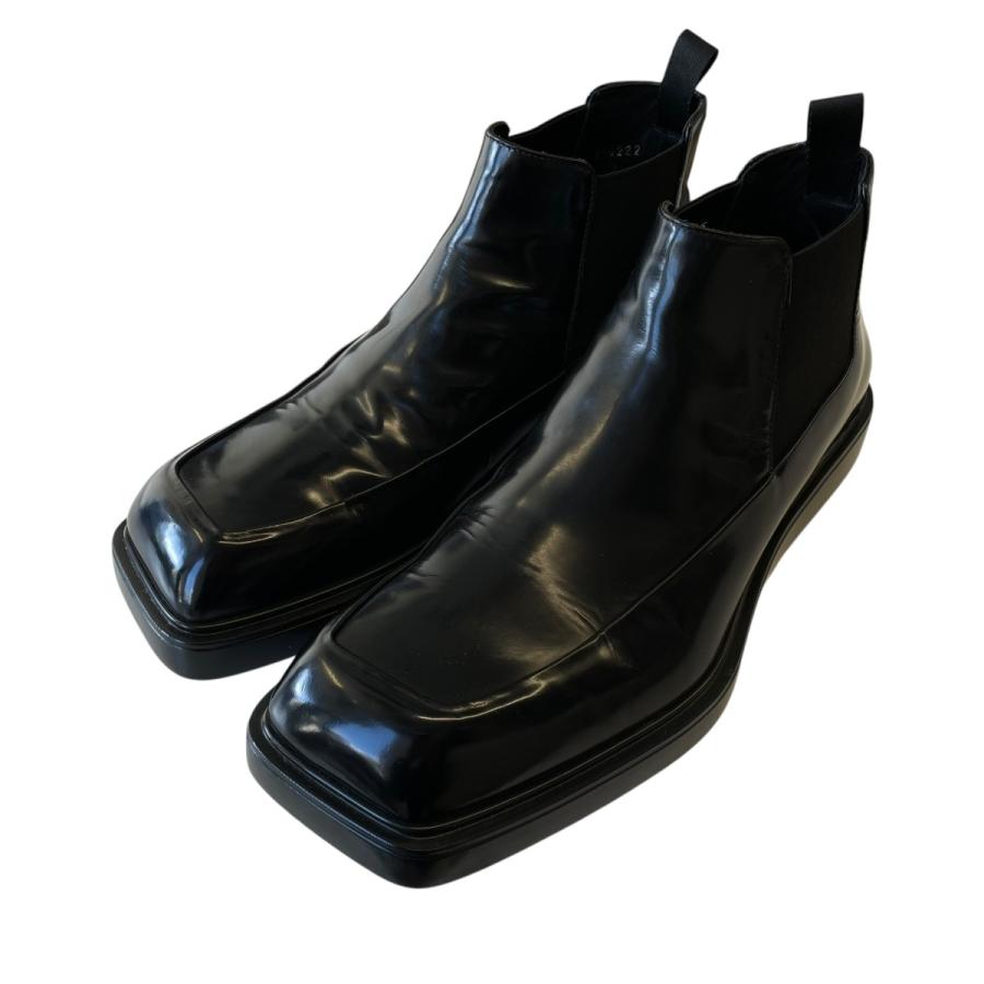 PRADA（プラダ） 【値下げ】PRADA Brushed Leather Chelsea Boots