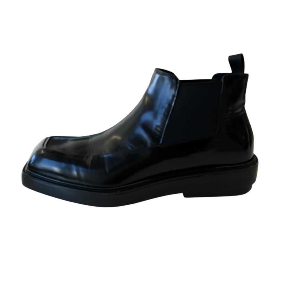 PRADA（プラダ） 【値下げ】PRADA Brushed Leather Chelsea Boots