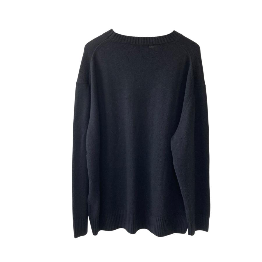 サイトヨウジヤマモト s'yte 7G WOOL-BLEND INTARSIA MESSAGE PULLOVER