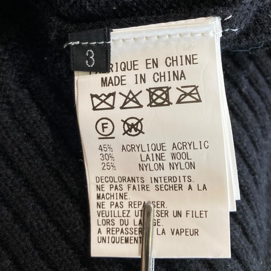 サイトヨウジヤマモト s'yte 7G WOOL-BLEND INTARSIA MESSAGE PULLOVER