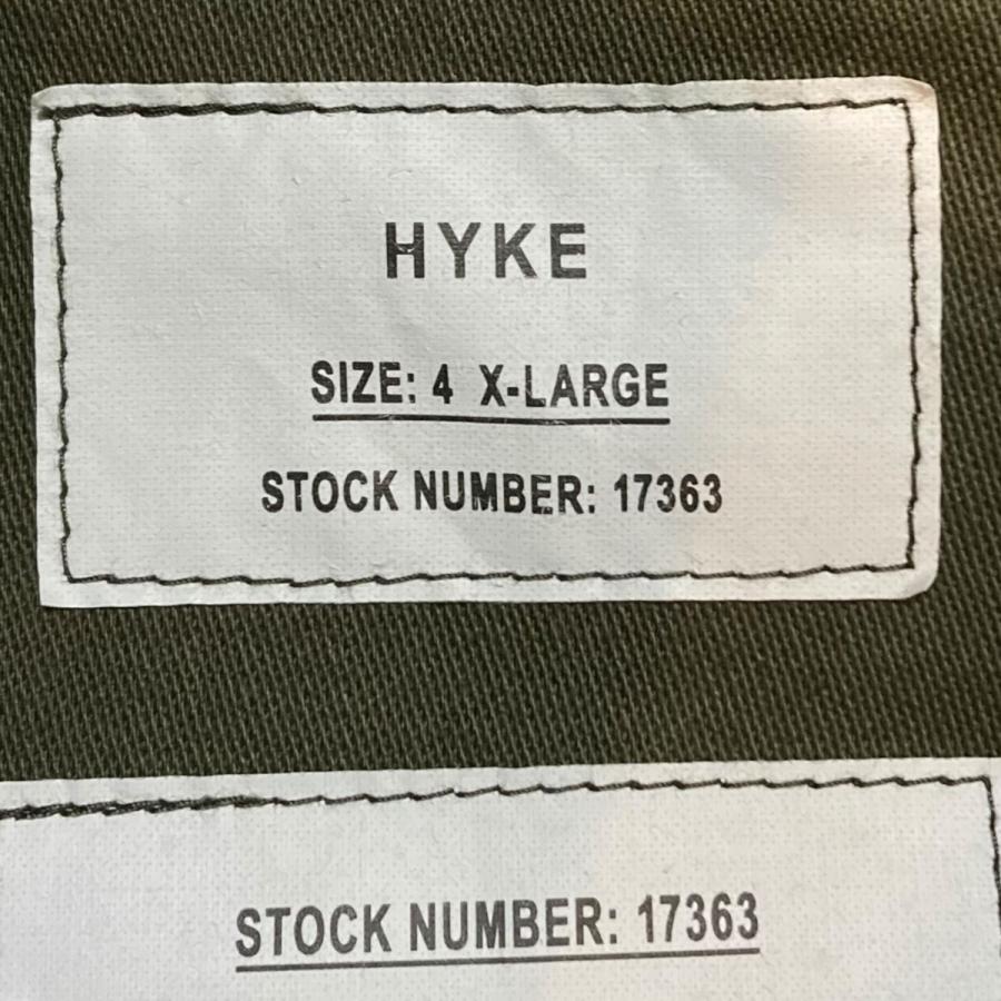HYKE（ハイク） ． ミリタリージャケット 222-17363 グリーン サイズ