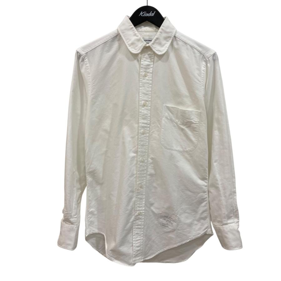THOM BROWNE（トム ブラウン） 長袖シャツ ホワイト サイズ：0 