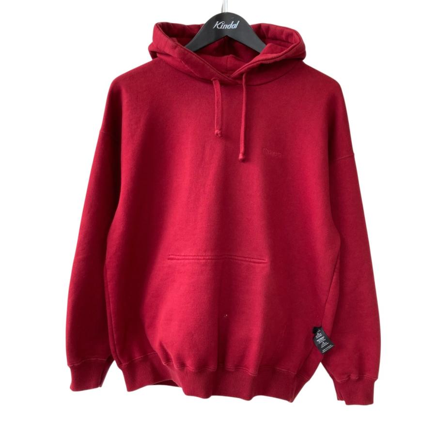 値下げ】VETEMENTS プルオーバーパーカー WAH19TR107 レッド サイズ：S