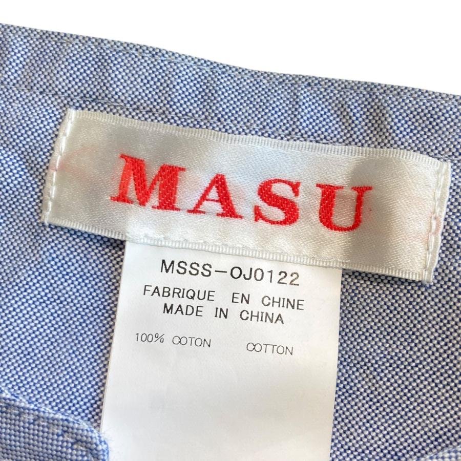 エムエーエスユー MASU つけ襟 MSSS-OJ0122 ブルー サイズ：フリーサイズ_4