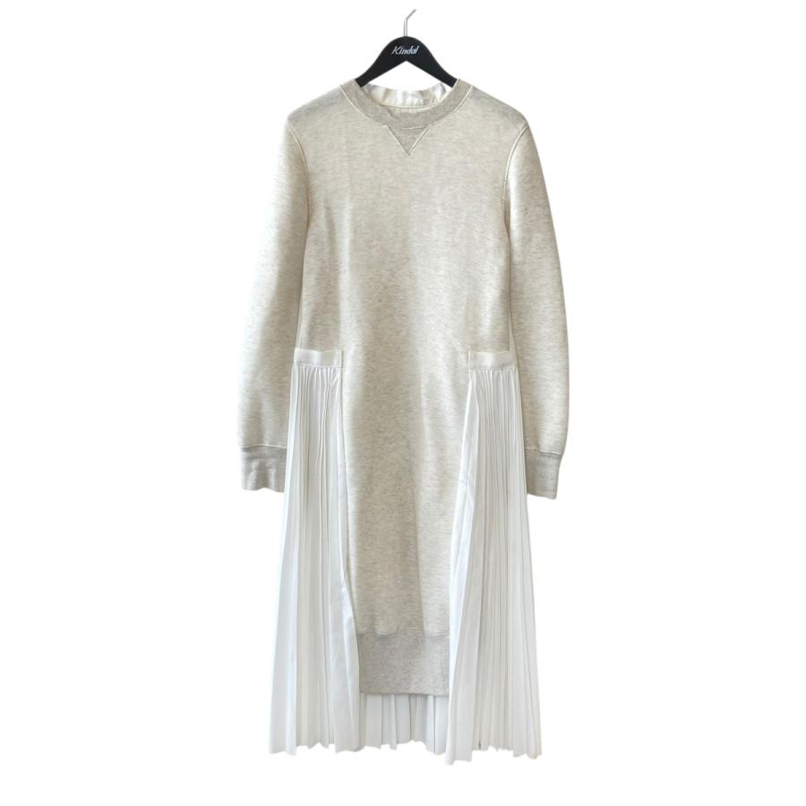 sacai（サカイ） スウェットドッキング ワンピース 21-05719 