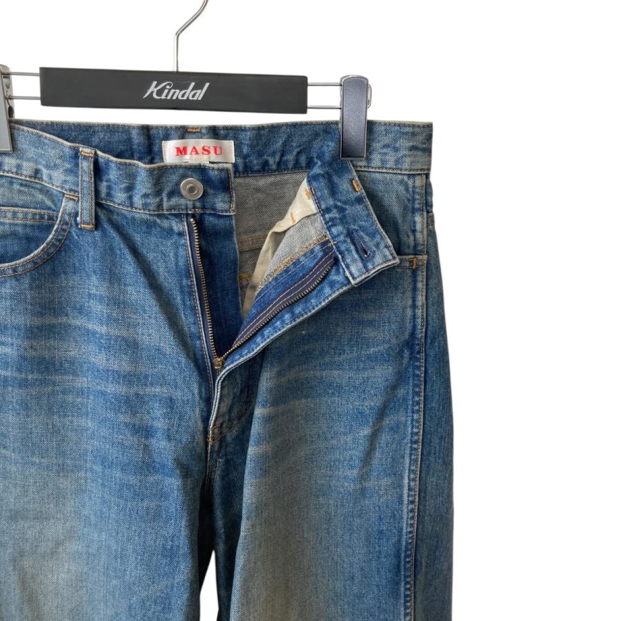 値下げ】MASU 24AW Boys Baggy Jeans デニムパンツ mbfw-ptb224 ブルー 