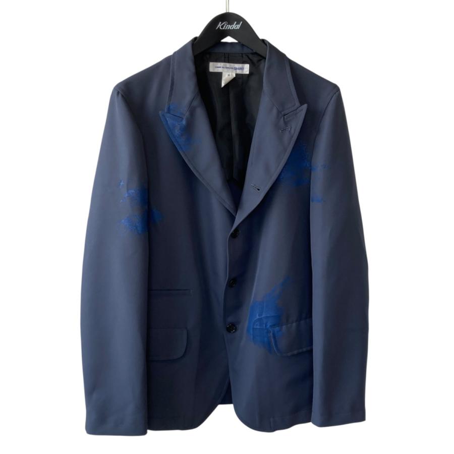 꼼데가르송 シャツ COMME des GARCONS SHIRT テーラードジャケット FM-J502 グリーン サイズ：M