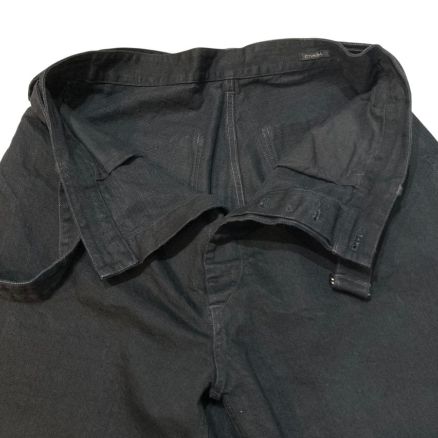 COMOLI（コモリ） COMOLI 25AW ブラックデニム ベルテッドパンツ 