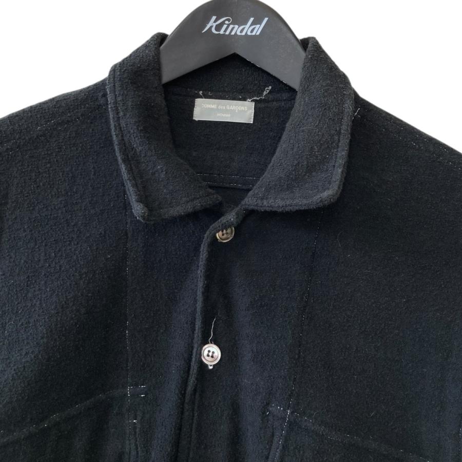 COMME des GARCONS HOMME コムデギャルソンオム パイル 半袖シャツ HT