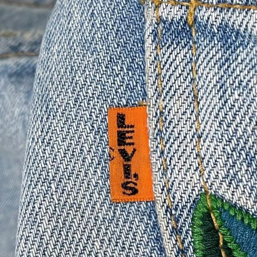 Levi's（リーバイス） LEVI'S パッチカスタム ベルボトムデニムパンツ