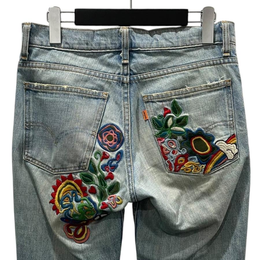 Levi's（リーバイス） LEVI'S パッチカスタム ベルボトムデニムパンツ