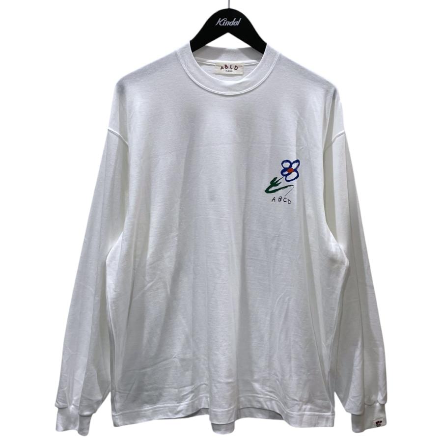 トップス everyone ABCD FLEURS FLORAL PAINTING TEE エブリワン (エービーシーディー フルール) everyone(ABCD FLEURS